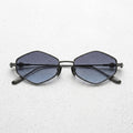 Silver frame — Blue-grey lens