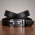 Gunmetal Buckle/ Black Belt