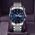 Silver/Blue