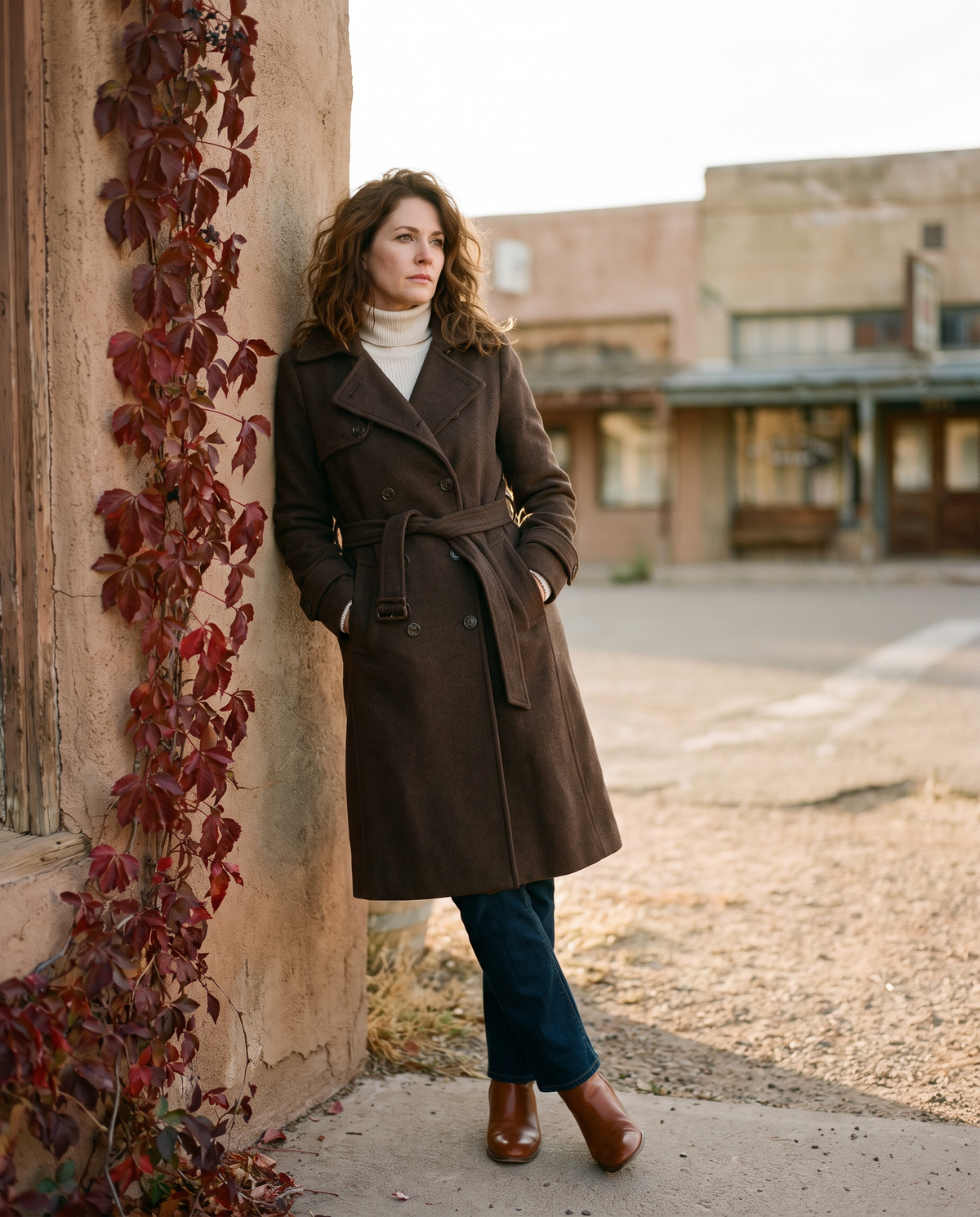 The belted wool coat
