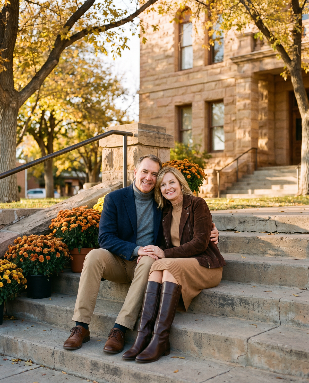 Sunday on the courthouse steps